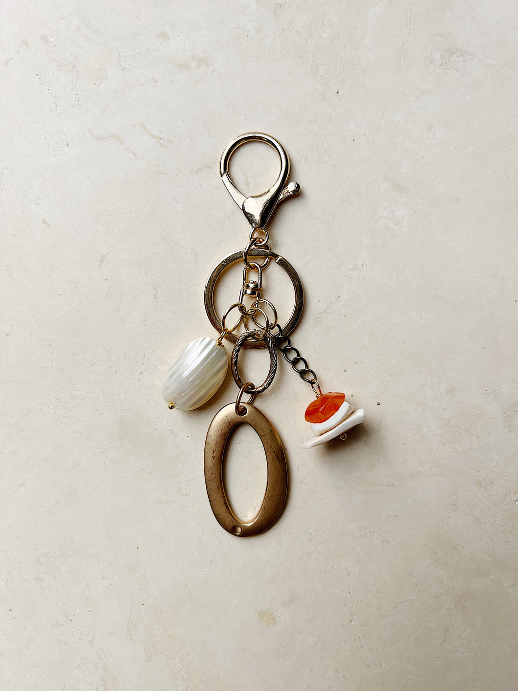 Gold Keychains | Pearly