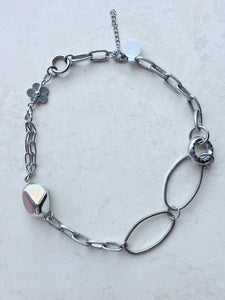 Reworked Metal | Lunar Loop Necklace