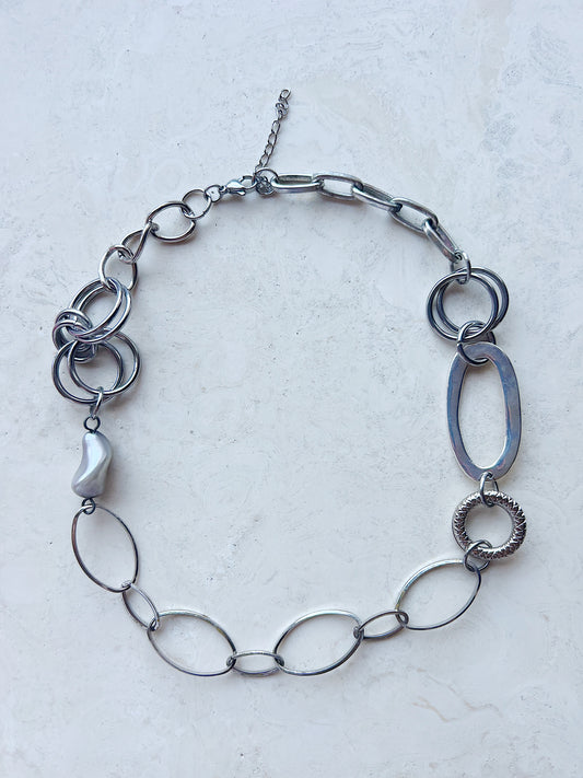 Reworked Metal | Orbit Necklace