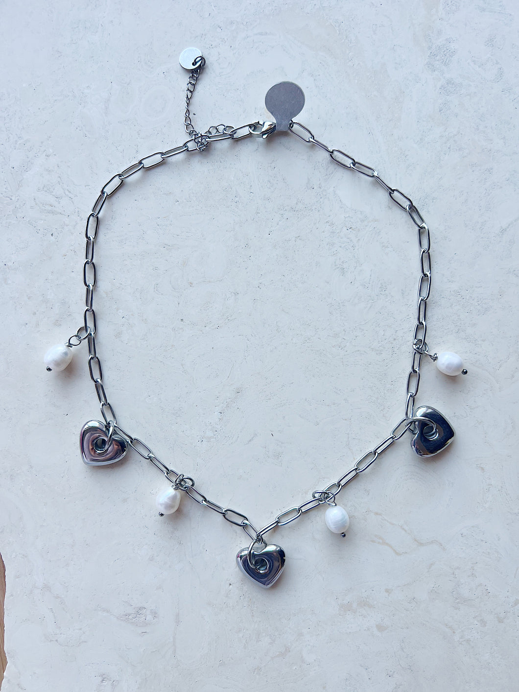 Reworked Metal | Pearl Crush Necklace