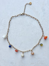 Load image into Gallery viewer, Reworked Metal | Gem Drop Necklace
