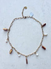 Load image into Gallery viewer, Reworked Metal | Molten Shells Necklace
