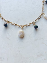 Load image into Gallery viewer, Reworked Metal | Stone Necklace
