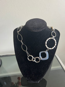 Reworked Metal | Chrome Bloom Necklace