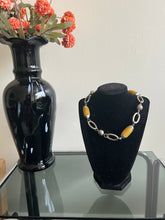 Load image into Gallery viewer, Reworked Metal | Citrine Link Necklace
