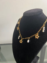 Load image into Gallery viewer, Reworked Metal | Golden Stars Necklace

