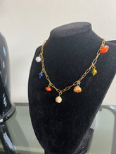 Load image into Gallery viewer, Reworked Metal | Gem Drop Necklace
