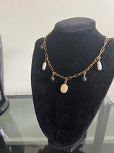 Load image into Gallery viewer, Reworked Metal | Stone Necklace

