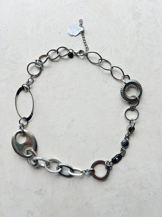 Reworked Metal | Can Top Necklace