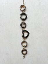 Load image into Gallery viewer, Reworked Metal Bracelet | Heartbreak
