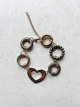 Load image into Gallery viewer, Reworked Metal Bracelet | Heartbreak
