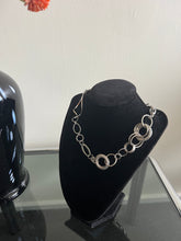 Load image into Gallery viewer, Reworked Metal | Circuit Loops Necklace
