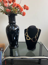 Load image into Gallery viewer, Reworked Metal | Heart Orbit Necklace
