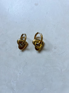 Earrings | Gold Hearts