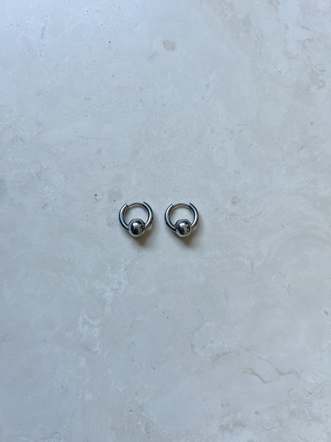 Earrings |Metal Donut