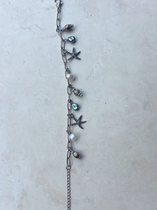 Reworked Metal Bracelet | Star Fish Charms