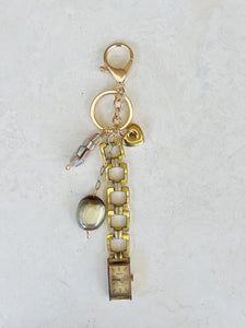 Gold Keychains | Watch - Square Rhythm
