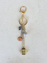 Load image into Gallery viewer, Gold Keychains | Watch - Sunset Bloom
