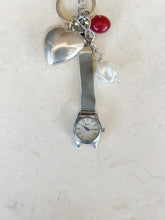 Load image into Gallery viewer, Silver Keychains | Watch - Cherry Crush
