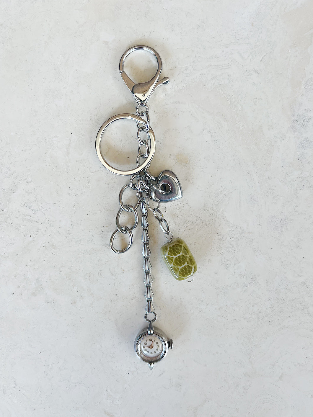 Silver Keychains | Watch - Olive Orbit