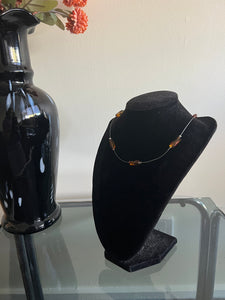 Reworked Metal | Amber Current Necklace