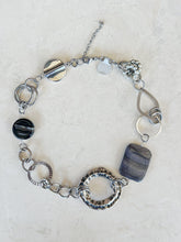 Load image into Gallery viewer, Reworked Metal | Grey Matter Necklace
