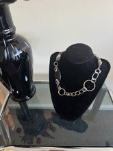 Load image into Gallery viewer, Reworked Metal | Black Orbit Necklace
