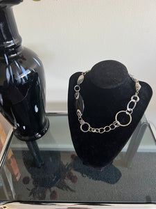 Reworked Metal | Black Orbit Necklace