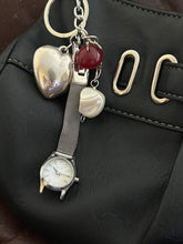 Load image into Gallery viewer, Silver Keychains | Watch - Cherry Crush
