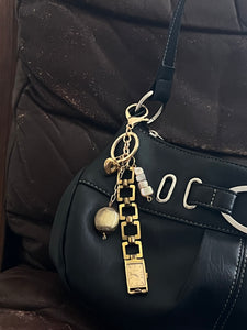 Gold Keychains | Watch - Square Rhythm