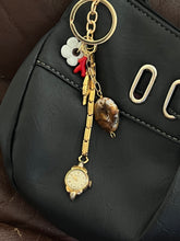Load image into Gallery viewer, Gold Keychains | Watch - Sunset Bloom
