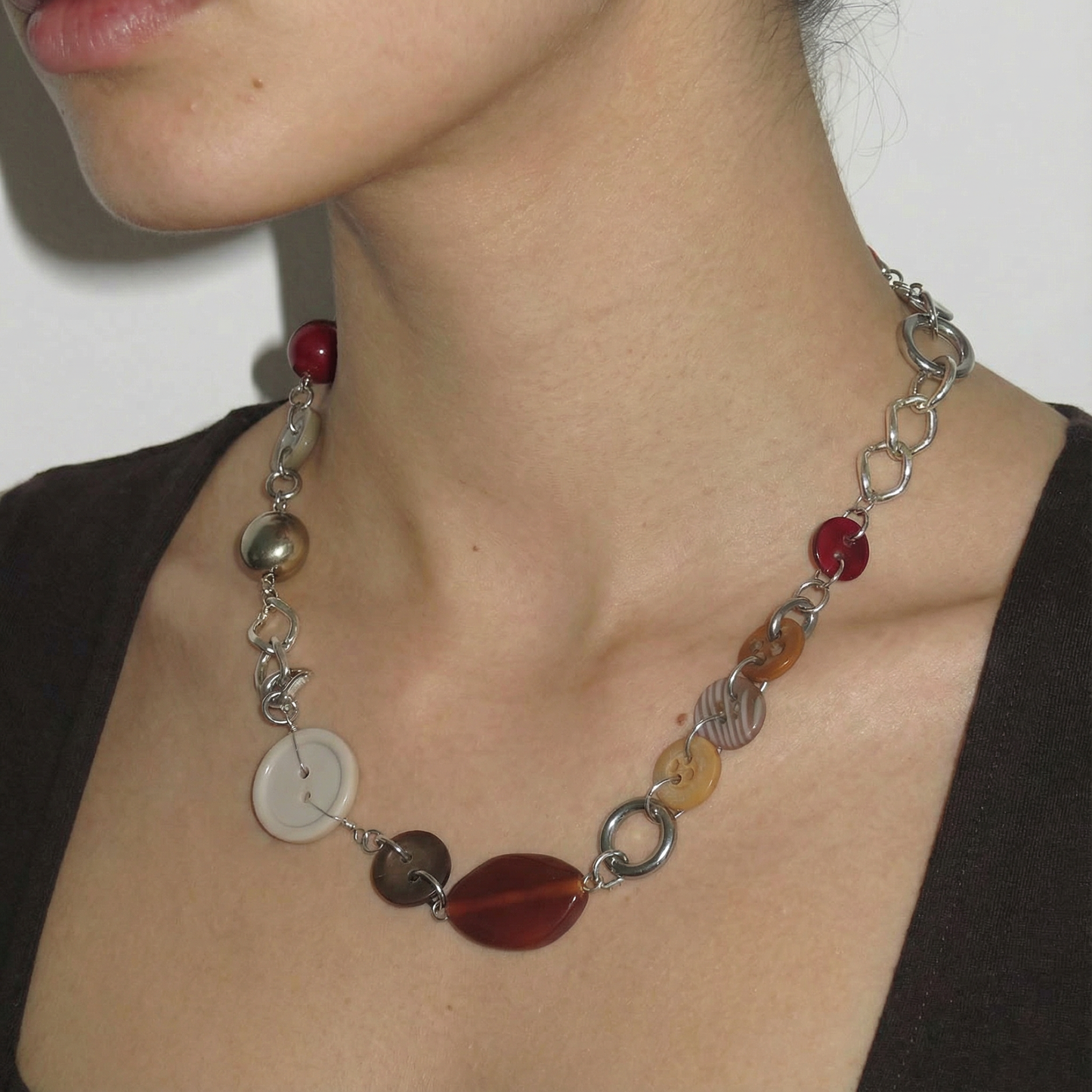 Reworked Metal | Rust Current Necklace