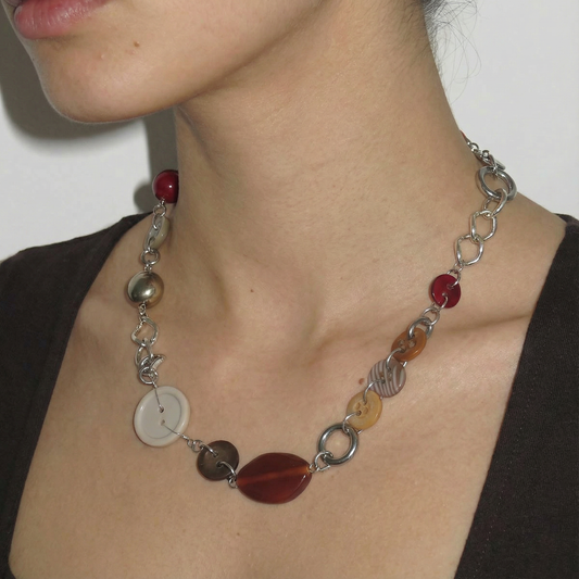 Reworked Metal | Rust Current Necklace