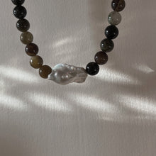 Load image into Gallery viewer, Stone | Salt and Sage Necklace
