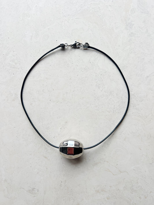 Choker | Silver Checkmate