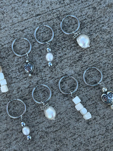 Earrings | Large Silver Pearl