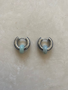 Silver | Stone Earrings