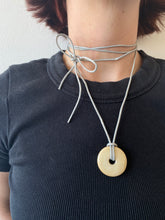 Load image into Gallery viewer, Pendant | Stone Donut Necklace
