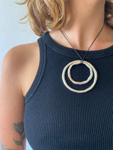Load image into Gallery viewer, Pendant | Duo Rings Necklace
