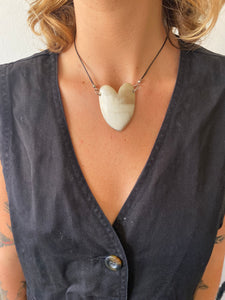Pendant | Bone Heart Necklace