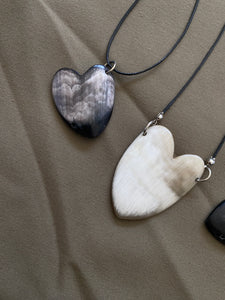 Pendant | Black Heart Necklace
