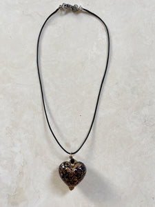Pendant | Glass Heart Necklace