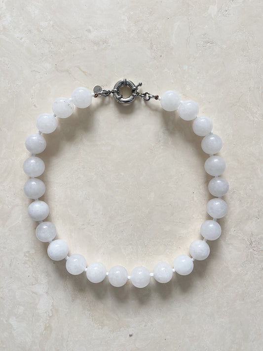 Stone | White Jade Necklace