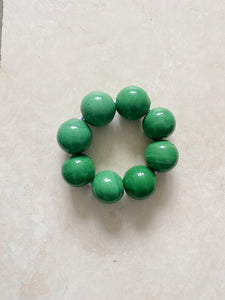Stone | Emerald Glass Bracelet