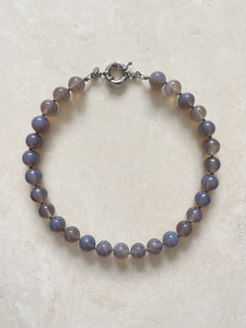 Stone | Grey Agate Necklace