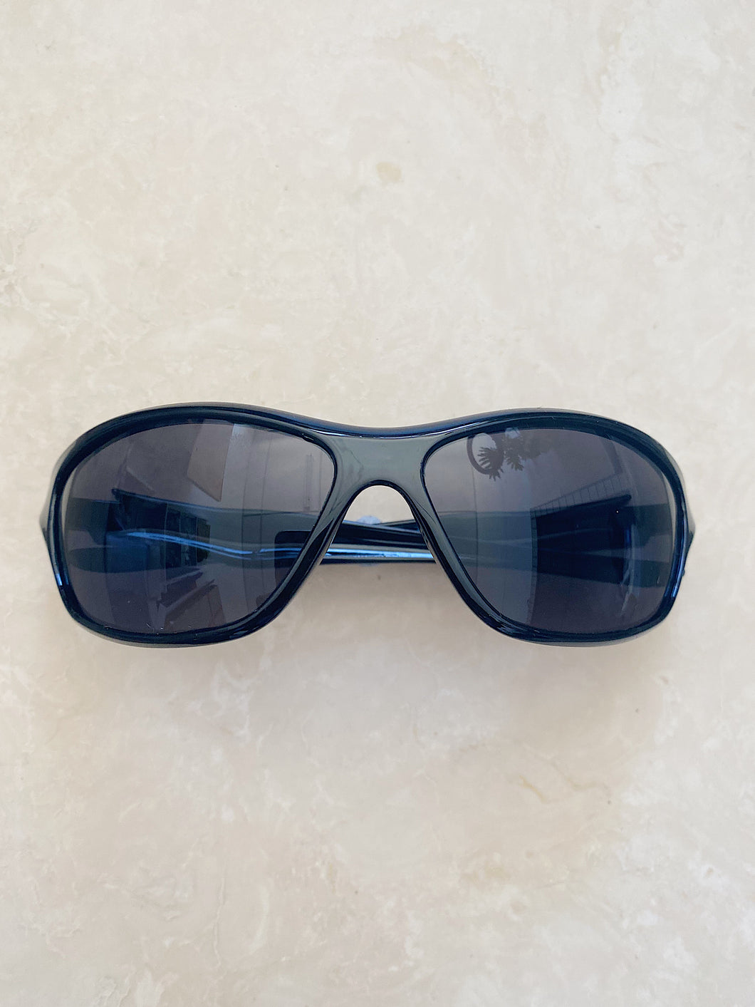 Wrap | Black Sunglasses