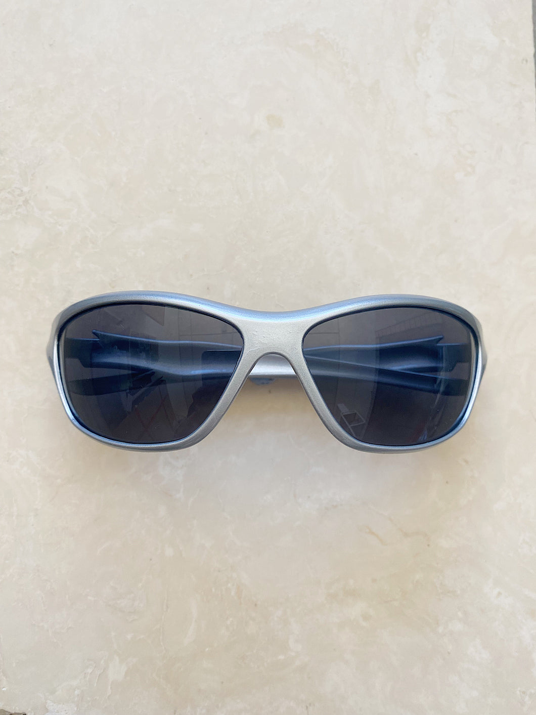 Wrap | Silver Sunglasses